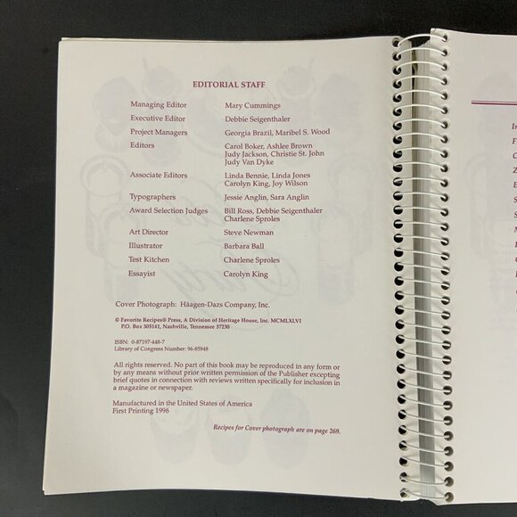 Lets Party Cookbook Beta Sigma Phi International 1996 Spiral Bound - Picture 4 of 16